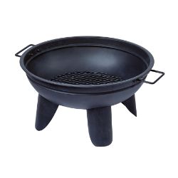BRAND NEW - PREMIER BLACK METAL FIRE PIT 57X31