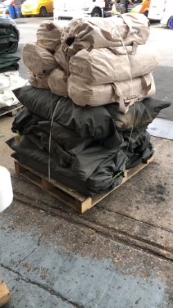 PALLET OF LARGE TENTS AND TEEPEES FROM EVENT HIRE LIQUIDATION