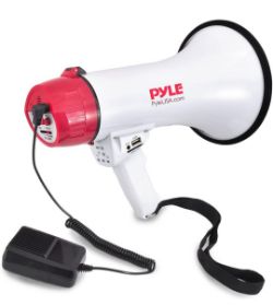 JOBLOT 10 X NEW PYLE PMP42BT BLUETOOTH 40 W OUTDOOR MEGAPHONE BULLHORN SPEAKER WITH AUX/USB/SD