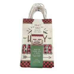 150 PACKS OF 8 PAPER KRAFT BAGS LUMBERJACK (1200 + BAGS) RRP £375