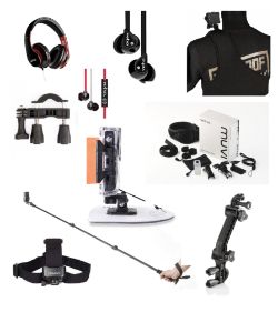 8965 X BRAND NEW BRANDED HEADPHONES & CAMERA ACCESSORIES - SEE LAST IMAGE FOR FULL BREKADOWN