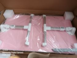 L157 PALLET CONTAINING APPROX 47 ECONOMICAL PINK FOLDING ADJUSTABLE LAPTOP DESK