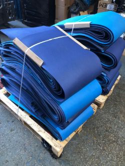 140 X CAMPING ROLL UP GROUND MATS FROM EVENT HIRE LIQUIDATION