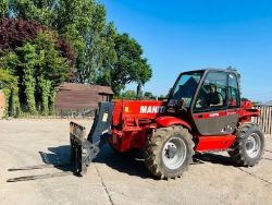 MANITOU MT1235 4WD TELEHANDLER * 12 METER , 4156 HOURS * C/W PALLET TINES