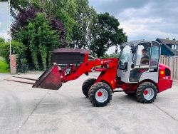 WEIDEMAN 1706 4WD LOADING SHOVEL C/W BUCKET & TINES