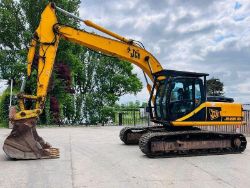 JCB JS220XD TRACKED EXCAVATOR C/W QUICK HITCH & BUCKET