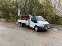 2014 FORD TRANSIT 2.2 TDCI BEAVERTAIL/PLANT/SCAFFOLDING DROPSIDE TRUCK