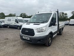2016 FORD TRANSIT 310 SWB DROPSIDE FLATBED VAN LOW MILES STARTS AND DRIVES