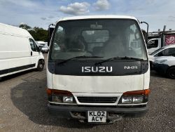 2002 ISUZU TRUCKS RWD FLATBED HIGH SIDED TIPPER VAN STARTS DRIVES