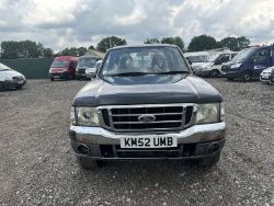 2002 FORD RANGER XLT 4X4 PICKUP VAN LWB LOW MILES STARTS AND DRIVES