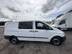 2014 MERCEDES VITO CDI DUALINER LWB PANEL VAN LOW MILES MOT'D STARTS AND DRIVES
