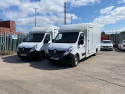 2018 68 RENAULT MASTER 2.3DCI LOW LOADER LUTON BOX EURO6 ADDBLUE ONLY 99550 MILES