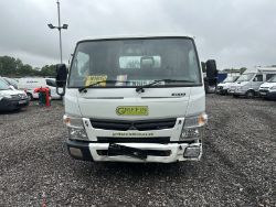2015 FUSO CANTER 3C13 34 LWB FLATBED VAN LONG MOT SPARES OR REPAIRS
