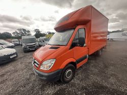 2013 MERCEDES SPRINTER 313 CDI MWB LUTON BOX VAN LONG MOT STARTS AND DRIVES