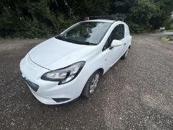 ECONOMICAL & PRACTICAL: 2018 VAUXHALL CORSAVAN - READY TO WORK DESPITE MINOR ISSUE!