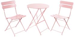 BRAND NEW 2 SEATER PINK BISTRO