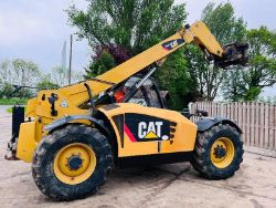 CATERPILLAR TH407AG 4WD TELEHANDLER *AG-SPEC , YEAR 2011* C/W PALLET TINES