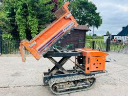 WINBULL WB600 HIGH TIP TRACKED DUMPER C/W MANAL GEAR BOX