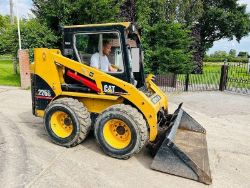 CATERPILLAR 266B 4WD SKIDSTEER C/W BUCKET