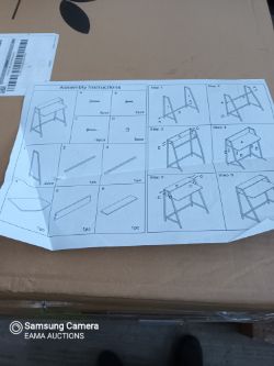 L46 - 1 PALLET CONTAINING 27 METAL AND WOOD COMPUTER TABLES