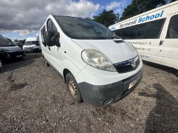 2007 VAUXHALL VIVARO LWB WHITE - PANEL VAN- RELIABLE WORK VAN MOT OCT 2023