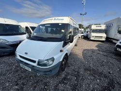 LOW MILEAGE 2004 FORD TRANSIT MINIBUS - NEEDS ATTENTION, IDEAL FOR WORK OR PROJECT