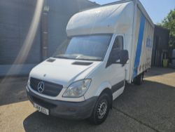 2011 MERCREDES SPRINTER 2.1 LUTON CURTAIN SIDE
