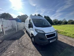 2018 PEUGEOT BOXER 335 L3 VAN - LOW MILEAGE, PARKING SENSORS, EURO 6, NEEDS REPAIR, HONEST WORKHORSE