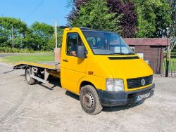 VW LT BEAVER TAIL RECOVERY TRUCK C/W MANUAL GEAR BOX