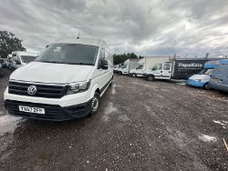 EFFICIENCY & RELIABILITY: 67 PLATE VW CRAFTER CR35 LWB HIGH ROOF VAN
