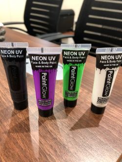 350 MIX PAINT GLOW 13ML FACE & BODY PAINTS UV REACTIVE (RRP700)