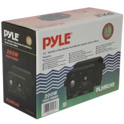 JOBLOT OF 20 X PAIR OF 2 X NEW PYLE PDWR42BBT OUTDOOR WATERPROOF BLUETOOTH SPEAKERS