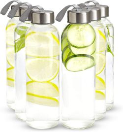 2 PALLETS CONTAINING 1920 X GLASS GYM BEVERAGE BOTTELS WITH SLEEVES 18OZ - RRP £16,950