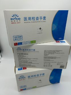 5 PALLETS 3300 BOXES OF 100 VINYL/NITRILE BLENDED GLOVES MIX OF XL AND LARGE - JAN 2024 EXPIRATION