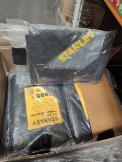 PALLET CONTAINING APPROX 320 STANLEY TARPAULINS