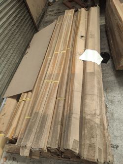 OVERSIZED PALLET CONTAINING APPROX 132 CURTAIN POLES WITH FITTINGS