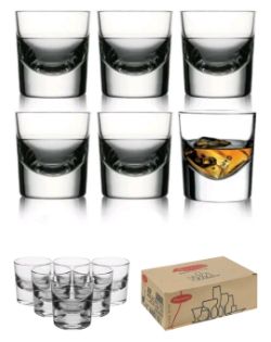 10 X SETS OF 6 X 135ML PIEMONTESE LIQUEUR SHOT GLASSES GLASSWARE BAR VODKA WHISKY
