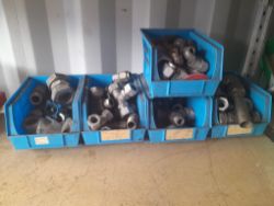 ENGINEERING LOT JL61 5X JUMBO BINS OF ERMETO FITTINGS AND OTHERS LARGE HEAVY LOT