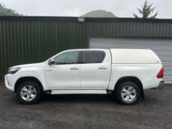 2019 / 68 PLATE TOYOTA HILUX DOUBLE CAB PICKUP AUTOMATIC TRUCK D4D DIESEL 69K 1 OWNER