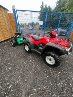 HONDA TRX 500 ES ONLY 700 HOURS FROM NEW 2012 FRAIL MOWER FARM QUAD ATV QUAD
