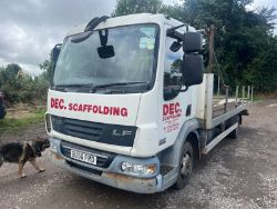 2007 DAF 45-160 SCAFFOLD WAGON TRUCK TESTED 30-92-23 GOOD TYRES MANUAL GEARBOX