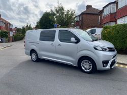 2017 (67) TOYOTA PROACE 2 D 120 LONG COMFORT CREWCAB VAN FSH EURO6 AIR CONDITION