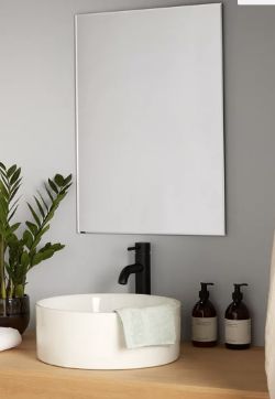 A BRAND NEW BOXED JOHN LEWIS LARGE BEVELLED MIRROR