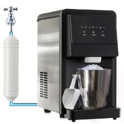 NEW SELF-CLEANING 26KG ICE MAKER SELF DISPENSING COUNTERTOP NUGGET ICE MAKER