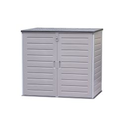 OUTDOOR GARDEN WHEELIE BIN CABINET WITH 2 GAS LIFTS 1170L BRAND NEW RRP £279.99