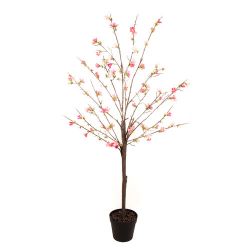 BRAND NEW ARTIFICIAL PLANTS PEACH BLOSSOM TREE 130CM