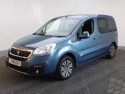 2018/18 PEUGEOT PARTNER HORIZON 1.6 DIESEL MANUAL WHEELCHAIR ACCESSIBLE VEHICLE