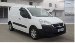 2018 PEUGEOT PARTNER L1 1.6 BLUEHDI 100 PROFESSIONAL VAN 2 KEYS ULEZ NO VAT