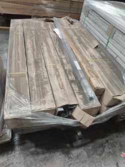 PALLET CONTAINING APPROX 300 X CURTAIN POLES WITH FITTINGS