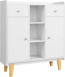 PALLET CONTAINING 30 X BRAND NEW SIDE TABLES IN WHITE